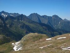 Sharp Peaks Of High Mountains Stock Image Sharp Peaks Of High Mountains Stock Image