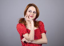 Funny Girl With Teddy Bear Stock Photos Funny Girl With Teddy Bear Stock Photos