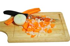 The Chopped Vegetables Stock Image The Chopped Vegetables Stock Image