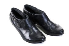 Pair Of Black Shoes Royalty Free Stock Images Pair Of Black Shoes Royalty Free Stock Images