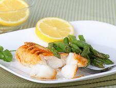 Fish Fillet Meal Stock Image Fish Fillet Meal Stock Image