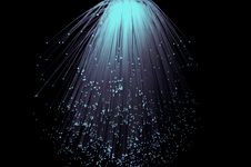 Fibre Optic Cascade. Royalty Free Stock Photography Fibre Optic Cascade. Royalty Free Stock Photography
