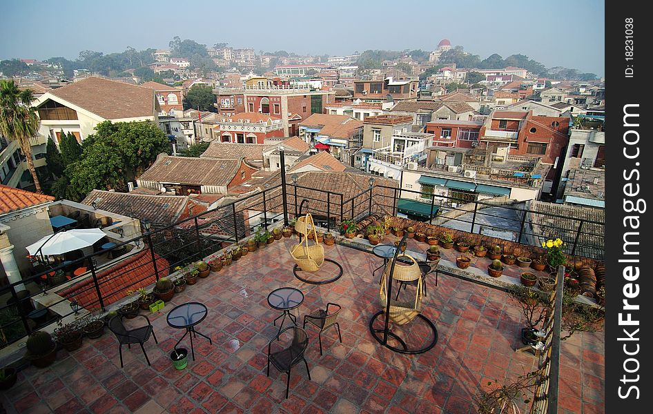 Views On Housetop Of Gulangyu Island