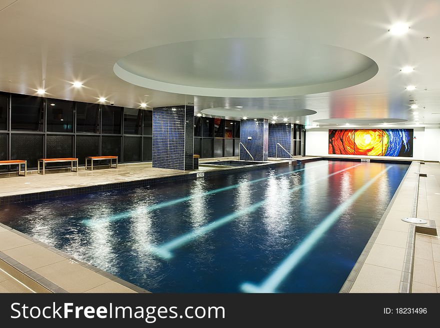 Modern and Luxurious Swimming Pool. Modern and Luxurious Swimming Pool