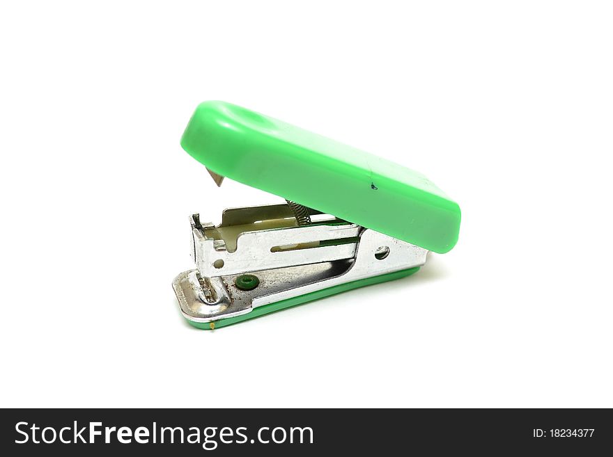 Stapler photo on a white background