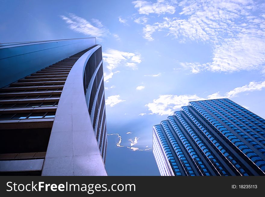Skyscape,architecture,business,office, city urban construction,on high,the sky vaulted over. Skyscape,architecture,business,office, city urban construction,on high,the sky vaulted over