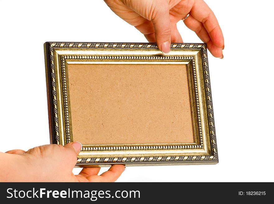 Photo frame isolated on white background