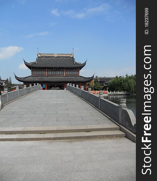 A palace of ZhouZhuang in China