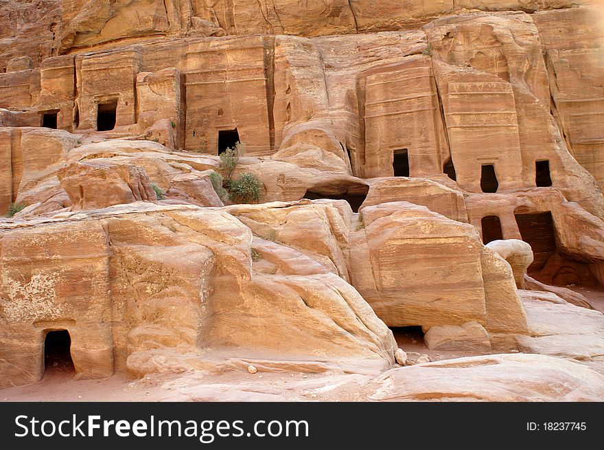 Petra is a historical and archaeological city in the Jordanian. Petra is a historical and archaeological city in the Jordanian