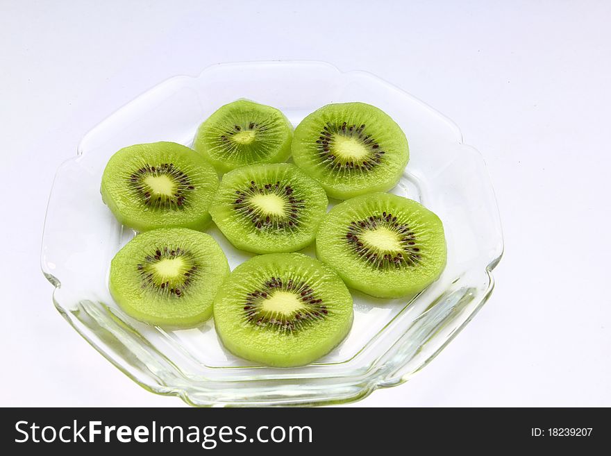 Close up of kiwi fruit