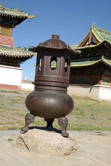 Urn In Mongolia Royalty Free Stock Photography