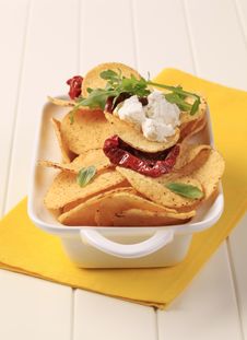 Corn Chips And Curd Cheese Stock Images Corn Chips And Curd Cheese Stock Images