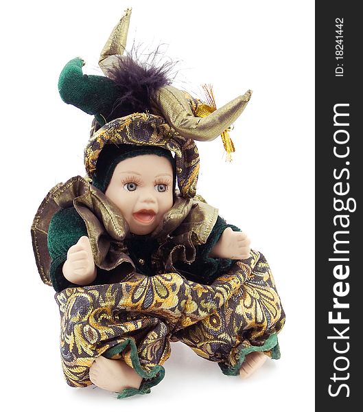 Carnival Porcelain Doll