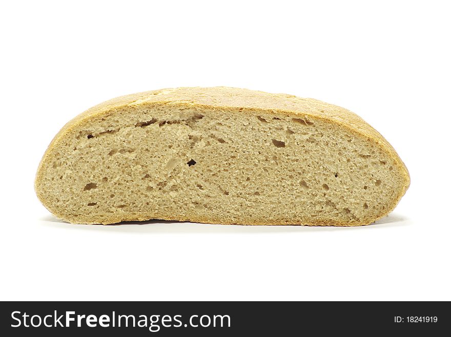 Bread isolated on white background