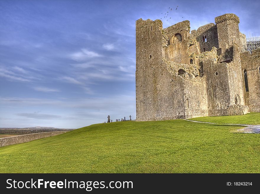 Rock of Cashel castle in Ireland - Hdr image. Rock of Cashel castle in Ireland - Hdr image.