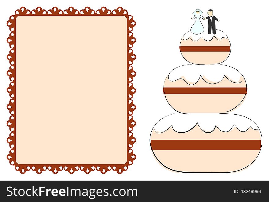 51+ Cake cartoon wedding Free Stock Photos - StockFreeImages