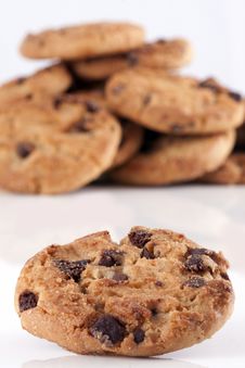 Pile Of Chocolate Chip Cookies Royalty Free Stock Photo Pile Of Chocolate Chip Cookies Royalty Free Stock Photo