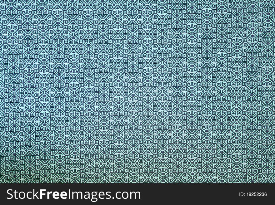 Pattern of light blue traditional clothing wall paper panel
