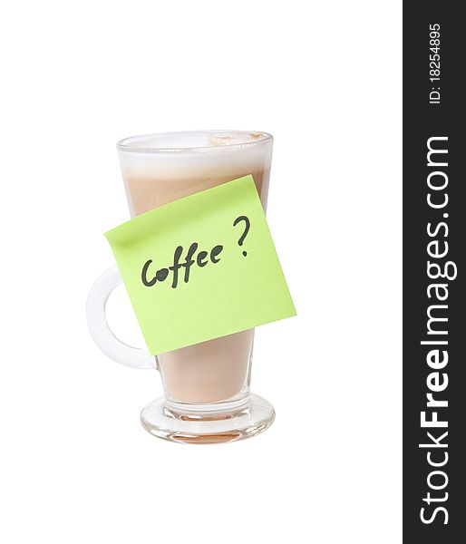 Coffee Cup In White Background