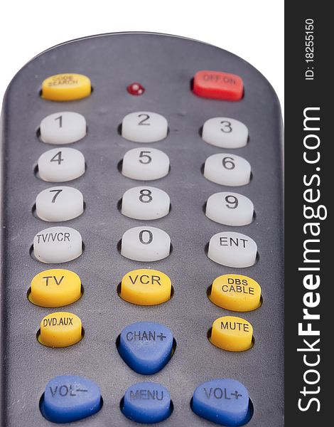 Control button electronic universal remote for the TV.
