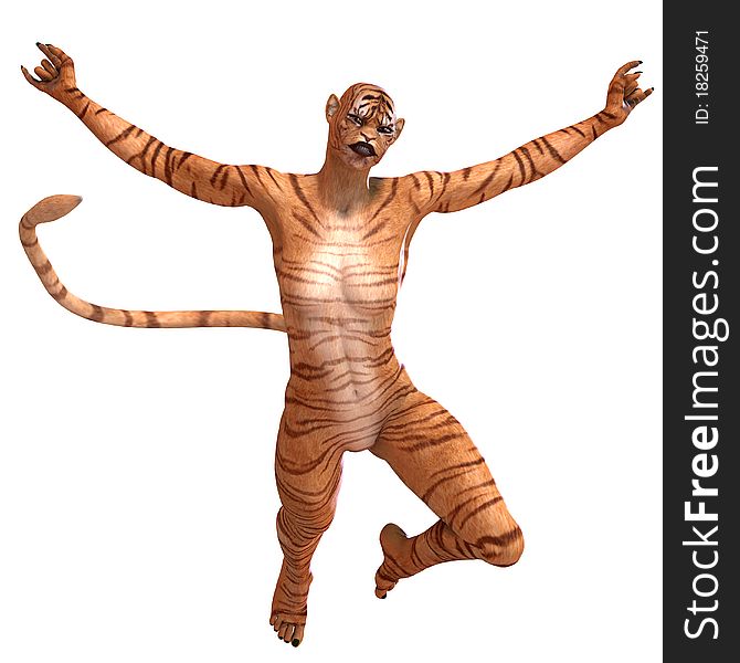 Female Fantasy Figure Tiger