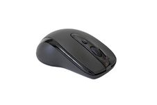 Wireless Black Mouse Stock Photo