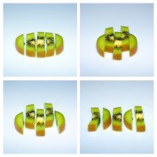 Sliced Kiwi. Royalty Free Stock Images Sliced Kiwi. Royalty Free Stock Images