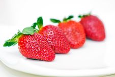 Isolated Fruits - Strawberries Stock Images Isolated Fruits - Strawberries Stock Images