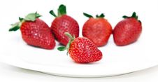 Isolated Fruits - Strawberries Stock Photo Isolated Fruits - Strawberries Stock Photo