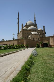 Walkway To The Mosque Royalty Free Stock Photography