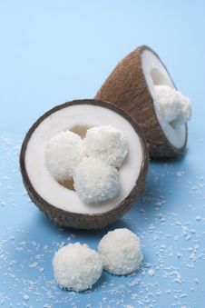 Coconut Candies Royalty Free Stock Photos Coconut Candies Royalty Free Stock Photos