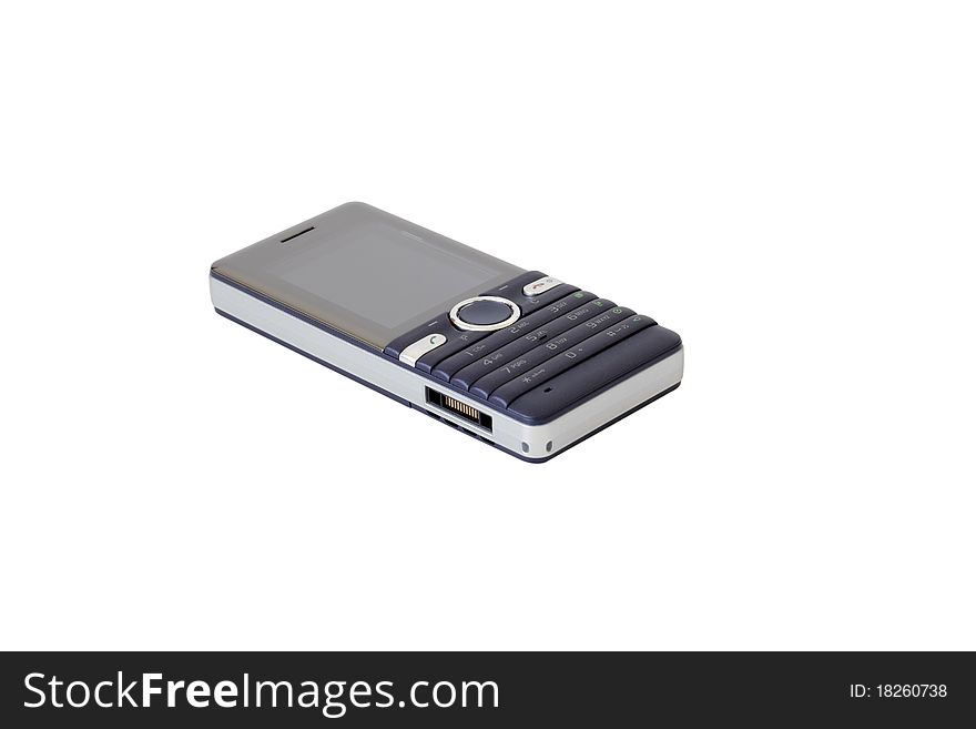 Isolated picture of a mobile phone