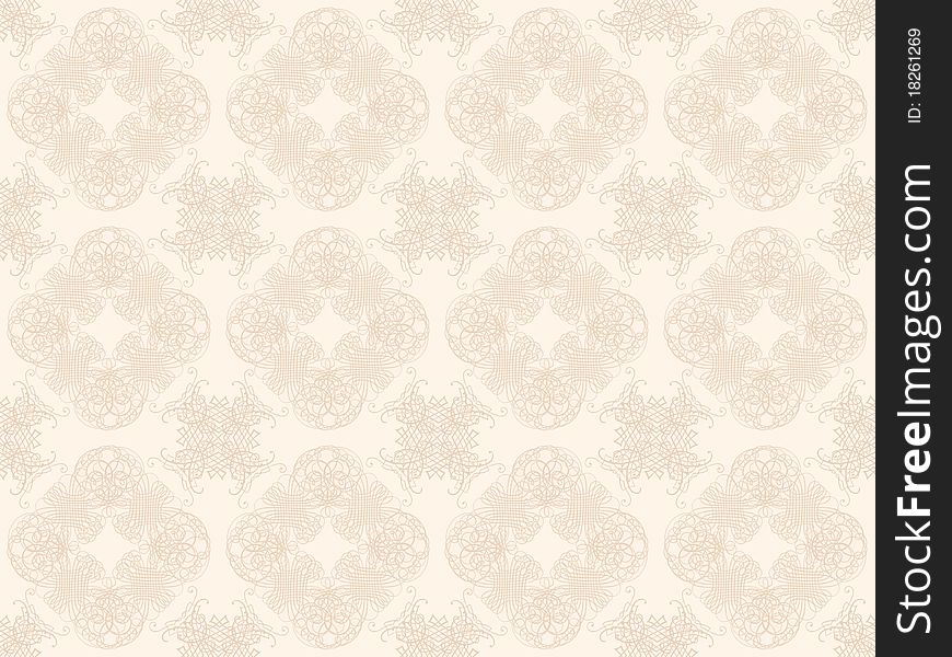 Beige Seamless Wallpaper Pattern