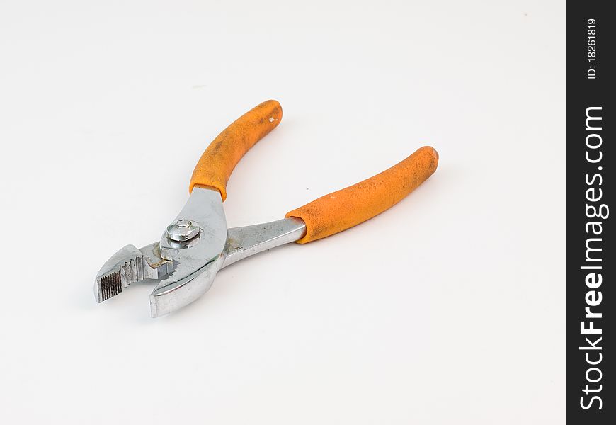 Dirty tool on a white background