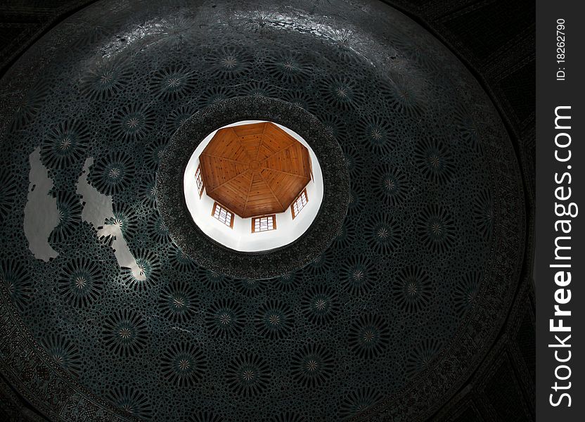 The Mosaics on the dome of Karatay Museum, Konya, Turkey. The Mosaics on the dome of Karatay Museum, Konya, Turkey.