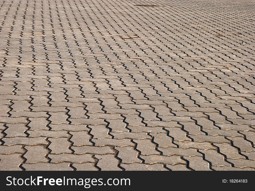 Urban construction stone alley background. Urban construction stone alley background