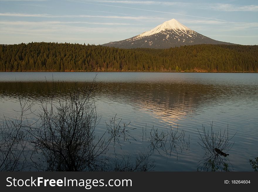 Mount Mcloughlin Alpine Lake Oregon