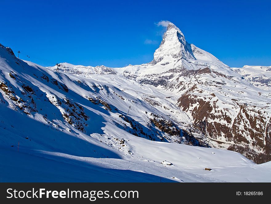 Ski Course At Matterhorn Peak