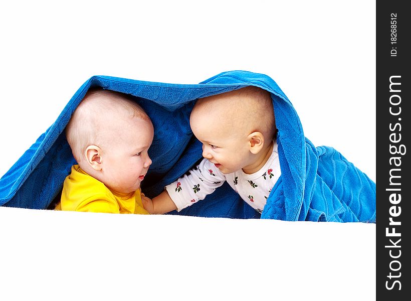 Two Baby Playing