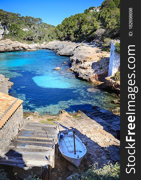 The coast of Mallorca Island, the Balearic Islands in the Mediterranean Sea, Spain