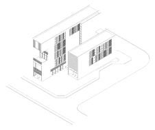 Isometric Drawing Of A Modern Building Stock Photo Isometric Drawing Of A Modern Building Stock Photo
