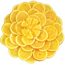 Oranges Cut On Segments Stock Photography Oranges Cut On Segments Stock Photography