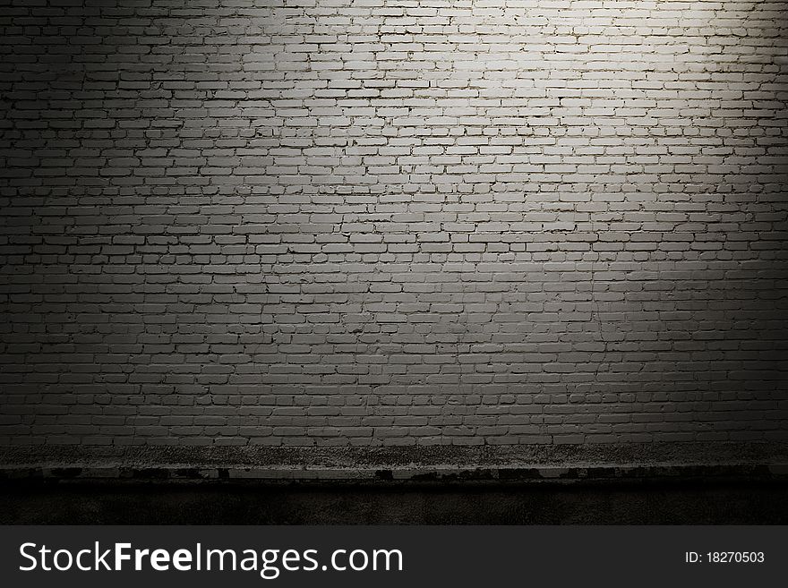 Old brick wall, vintage background