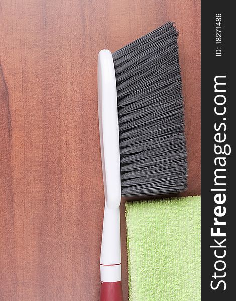 Background with subjects associable as tools for house cleaning.