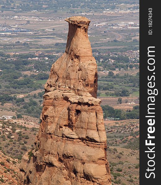 Independence Monument at Colorado National Monument natural park