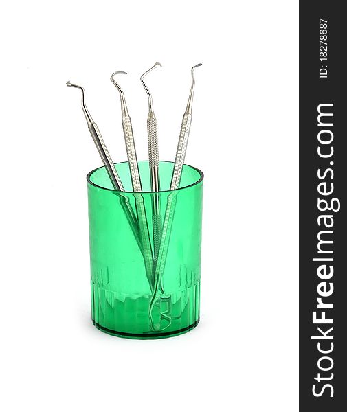 Tool for sinus lifting in a green glass
