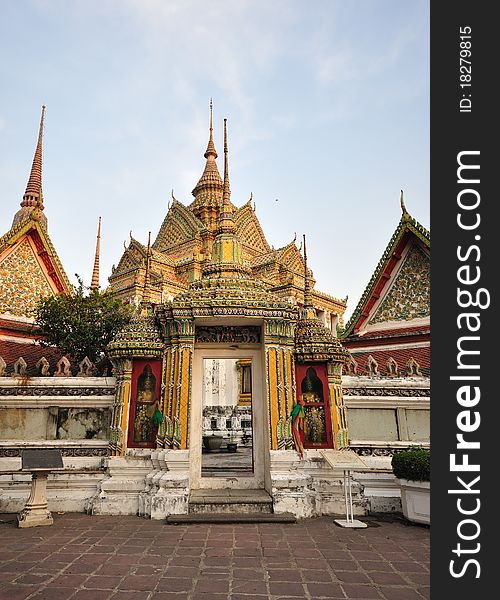 Art of Wat-pho temple Bangkok Thailand. Art of Wat-pho temple Bangkok Thailand.