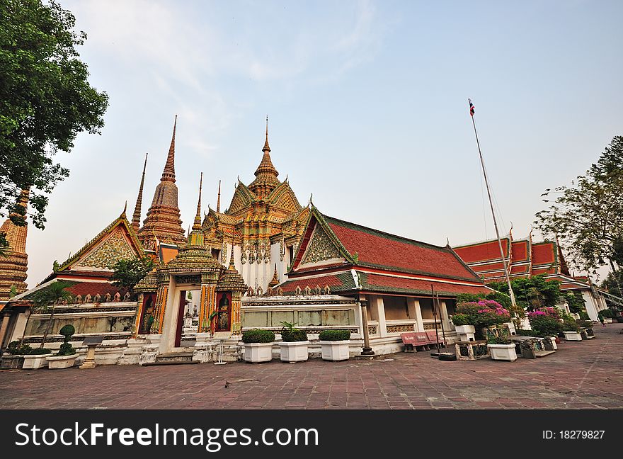 Art of Wat-pho temple Bangkok Thailand. Art of Wat-pho temple Bangkok Thailand.