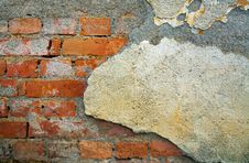 Old Ruined Wall Stock Photography Old Ruined Wall Stock Photography