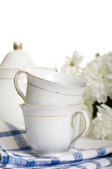 Two Teacup Stock Image Two Teacup Stock Image